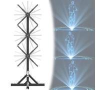 3d Hologram Fan Display,splicing Vertical Advertising Machine,rotating Hologram Projection,for exhibition Halls