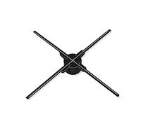 3d Hologram Fan High-definition High-brightness WiFi Version 3D Holographic Fan Advertising Machine, Rotating Display LED Screen Christmas Holographic Projector (Size : Z3(four fan)65cm 720light)