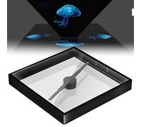 3D Hologram Fan,Hologram Fan Projector Advertising Displayer with WiFi App, Holographic Propeller for Advertising, Exhibition, Store, Bar,50Cm