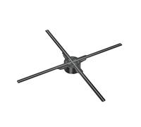 3D Hologram Fan, Hologram HD Advertising Machine Logo COOL Holographic 3D Fan LED Luminous Logo Neon Projector Wall-mounted AD Display