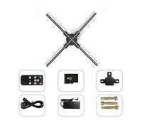 3D Hologram Fan, Hologram Projector Holographic Imaging Player Advertising Display Support Images And Video Advertising (65cm)