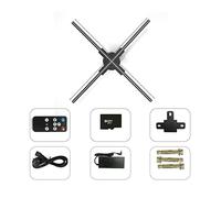 3d Hologram Fan, Hologram Projector Holographic Imaging Player Advertising Display Support Images and Video Advertising