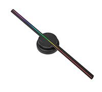 3d Hologram Fan Holographic Projection 3D Suspended Wall-mounted Advertising Machine Stereo Naked Eye Fan Led Display Outdoor Christmas Holographic Projector (Color : UK, Size : T40 Highlight)