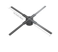 3d Hologram Fan, Holographic Projector, 3d Holographic Advertising Machine Halloween for Shop Party Display