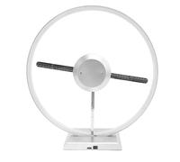 3D Hologram Fan, Holographic Projector Fan 1200x640 1250rpm 224 LED for Shopping Malls (UK Plug)