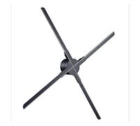 3d Hologram Fan Naked eye 3D holographic advertising machine fan screen suspended stereo HD 3D holographic projection led rotating aerial imaging Christmas Holographic Projector