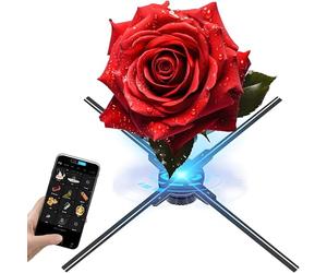 3D Hologram Fan, Naked Eye 3D Projection Advertising Machine, with App+WiFi+700 Video Boxes+Splicing, for Business Store Advertising. 56cm-22.05in