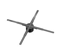 3D Hologram Fan, P62 3D Hologram Projector Fan Remote Wifi Control Commercial Advertising Display Lights Projector Logo Picture For Commercial Ad Festivals