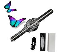 3d Hologram Fan Projector, 14cm Holographic Display With 128 Led Beads, App Control & Free Materials, For Home & Advertising Use