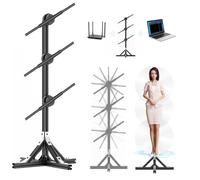 3D Hologram Fan Projector for Vertical Advertising, Rotating Holographic Display with App, WiFi & Bluetooth Control, Perfect for Bars, Shops, and Holiday Decor