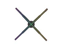 3D Hologram Fan WiFi 3D Holographic Projector Advertising Display Light For Stores Bars Party No Delay(56CM)