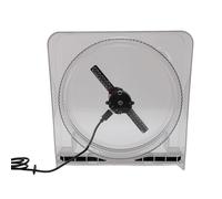 3D Hologram Fan with Cover, 14cm 128 LED Holographic Projector with 170° Viewing Angle, 2000x128 Resolution App Control 3D LED Fan Display for Business, Store Shop, Party