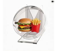 3D hologram fan with protective cover (12cm transparent)