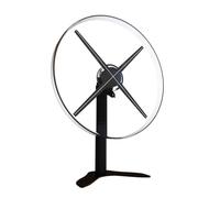 3D Hologram LED Fan Display With Acrylic Cover 52cm Advertising Display Cover Holographic Projector