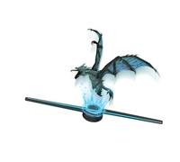 3D Hologram LED Fan Projector, 3D Hologram Fan 3D Holographic Projector Advertising Display Light HD Holographic Projector Stores Bars Party Xmas Halloween