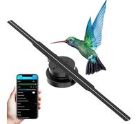 3D Hologram LED Fan Projector with Bluetooth & APP Remote - 45CM, 352 LED Light Beads, Ideal for Business Store Signs, Bars, Casinos, Parties