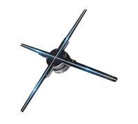 3D Hologram Projector, 100cm Holographic Fan LED Display for Virtual Imaging, Vivid Visuals, Levitation Effect, Ideal for Presentations and Events