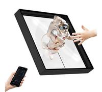 3D Hologram Projector - 20.5 Inch Advertising Display with Aluminum Alloy Frame and 624 LED Light Beads for Business, Store Signs, Bar, and Party Use