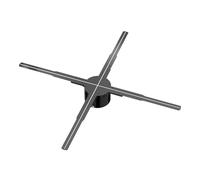 3D Hologram Projector Advertising Display Fan Wall-mounted Player Naked Eye 2K HD LED Photo Video