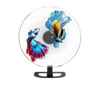 3D Hologram Projector Fan, 32Cm/12.6in Holographic Advertising Display, App Control for Photo and Video Display