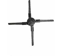 3d Hologram Projector Fan, 45cm 510 LEDs WiFi Player Naked Eye LED Display Fan, APP Control Christmas Holographic Projector