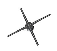 3D Hologram Projector Fan Led Display Flexible Control Sign Advertising Machine Custom Logo Player Wide Viewing Angle(P50)