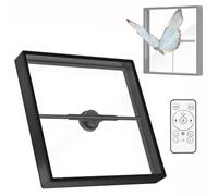 3D Hologram Projector for Advertising Display, 352 LED Light Beads, Aluminium Alloy Cover and Bracket, 45 x 45cm for Store, Bar, Exhibition