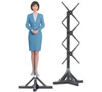 3D Hologram Projector, Vertical Advertising Machine, 50CM 1X3 Video Wall for Human Size LED Hologram Display