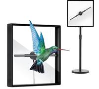 3D Hologram Projector with Aluminium Alloy Cover for Vertical Advertising, Business Signs, and Bars - Display Animation Video for Eye-catching Promotion