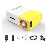 3D Hologramfan YG300 Plus 1080P LED Portable Projector with Bluetooth, Remote Control, USB, HDMI, Mini Movie Projector for Home Theater, Kids Gift