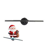 3D Holographic Christmas Tree & Fan Projector, Led Hologram, Rotating Display Led Screen, Led Hologram for Halloween
