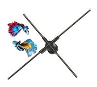 3D Holographic Display Projector with 1024 LED Light Beads and Synchronized Audio-Visual Output for Advertising and Exhibitions