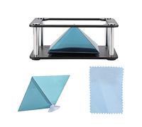3D Holographic Display Stands Projector 3.5 6inch Mobile Smartphone Hologram, Stable Performance, 360 Degree Images (Cylindrical style) () small gift