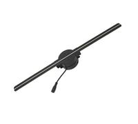 3D Holographic Fan, 3D Hologram Fan 2 Blades 176 Degree 16.5inch 2000x224 WiFi 3D Projector With 224 LED Light Beads For Business Store Advertising