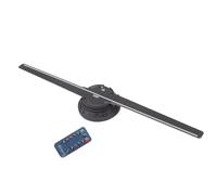 3D Holographic Fan Projector, 16.5 Inch 224 LED Air Imaging Display for Advertising, Exhibition, Store, Bar (UK Plug)