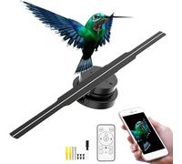 3D Holographic Fan Projector with WiFi & APP Remote, LED Light Display for Business Advertising, Bar, Casino, and Party Events