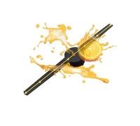 3D Holographic Projector Advertising Equipment Led 42Cm Led Hologram Fan 1600 * 384 For Business,Bar,Halloween Vivid Visuals