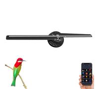 3D Holographic Projector - Rotating LED Fan Display with App Control for Halloween and Seasonal Decor