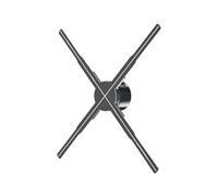 3D Holographic Projector, WIFI Hologram Christmas Lights Fan, Screen Led Logo Advertising Lights Support APP PC High Brightness(50cm)