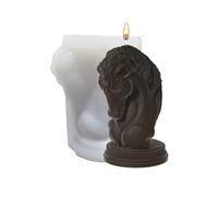 3D Horse Candle Soap Making Mold, Wax Resin Epoxy Mould Jewelry Aromatherapy Plaster Casting Craft Fondant Chocolate Molds Handmade Sculpture Party Ornaments