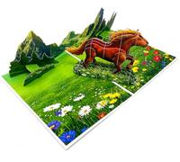3D Horse Pop Up Greeting Card, Running Horse Birthday Card, Horse Lover Gift, Luxury Equestrian Greeting Card, Keepsake Card for Her, Him, Daughter, Son, Mum, Dad, Friend
