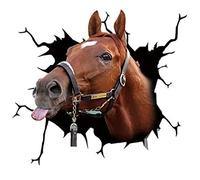 3d Horse Wall Decals Wild Horse Stickers for Wall Decoration Vinyl Animal Art Sticker Decor Stencil Car Styling Accessories