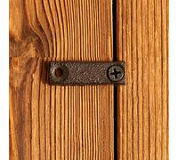 3D House Plaque Numbers 0-9 Letter A-Z Black Cast Iron 8cm Metal Digital Door Plate Sign with Screws Alphabet Home Outdoor Anti-Rust Exterior Signage Doorplate Hotel Apartment Street Mailbox (Dash)