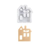 3D House Silicone Molds for Resin Heart House Shaped Mold Scented Making Cake Decorations Baking Tools