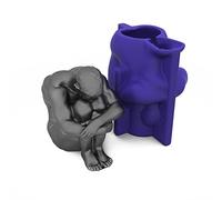 3D Human Body Mold Silicone Large Fondant for Chocolate Soap Portrait Plaster Make Molds Silicone for Resin Casting Resin for Chocolate Baking