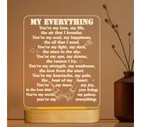 3D Illusion Lamp I Love You Night Light You are My