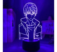 3D Illusion Lamp LED Night Light Anime Free Haruka Nanase for Kids Bedroom Decor Brithday Gift Room Desk Lamp Acrylic Manga Free