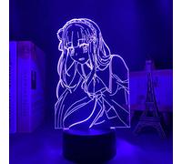 3D Illusion Lamp LED Night Light Anime Light Re Zero-Start Life in Another World Power for Decoration of The Room Gift Re Zero Emilia Home Children's Room Decoration