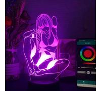 3D Illusion Lamp Led Night Light Anime Zero Two Kids Child Girls Room Decor Manga Gift Darling in Franxx Children s Best Birthday Holiday Gifts
