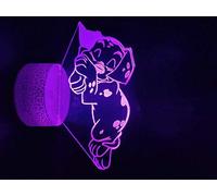 3D Illusion Lamp LED Night Light Dalmatian Animals Lovely Dog Gift for Children Atmosphere Direct Supply for Room Decoration 7 Colors